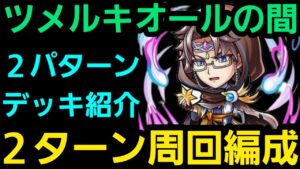 ツメルキオールの間2ターン周回編成【コトダマン】
